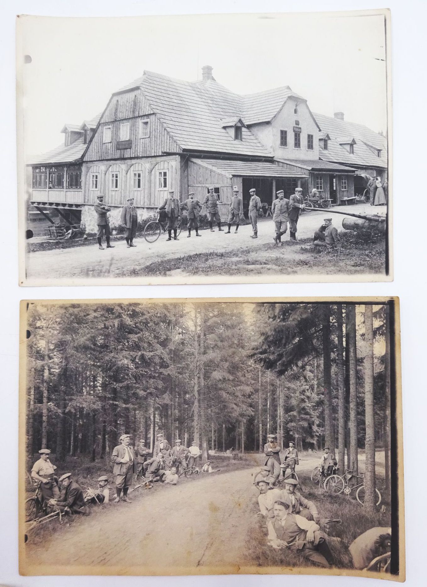 Fotos Radtour Böhmische Schweiz um 1910 großformatig Tschechien 14 Stück Fotos Radtour Böhmische Schweiz um 1910 großformatig Tschechien 14 Stück