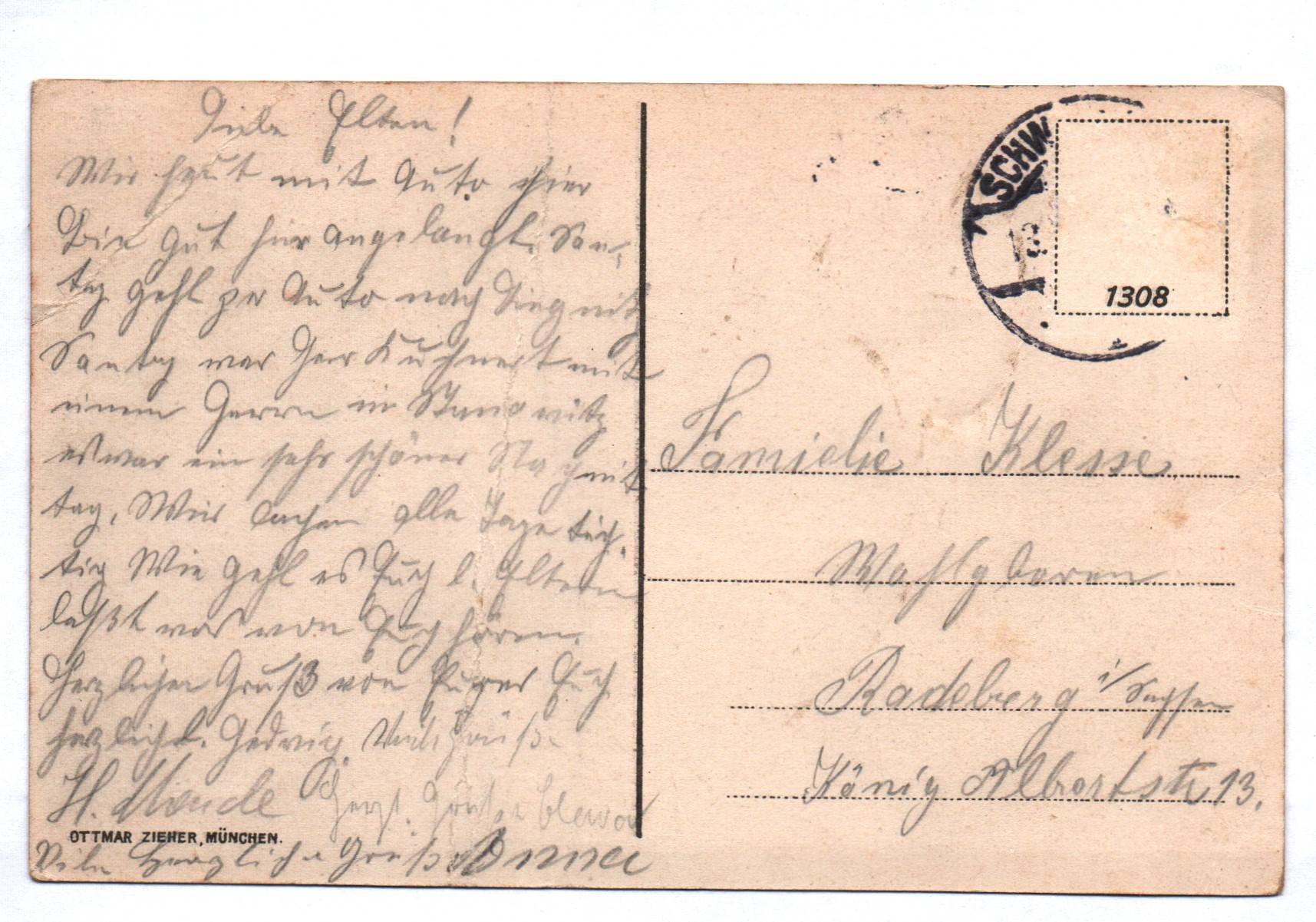 Ak Schweidnitz Promenaden Eingang Schlesien heute Polen 