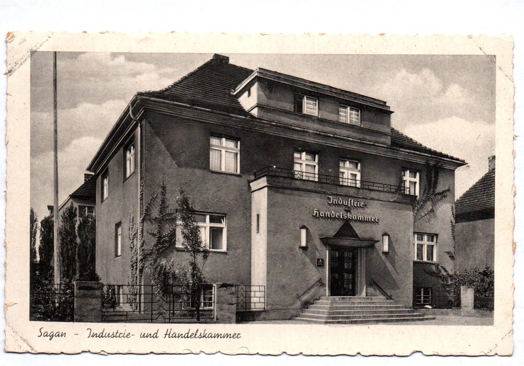 Ak Sagan Zagan Industrie und Handelskammer um 1930