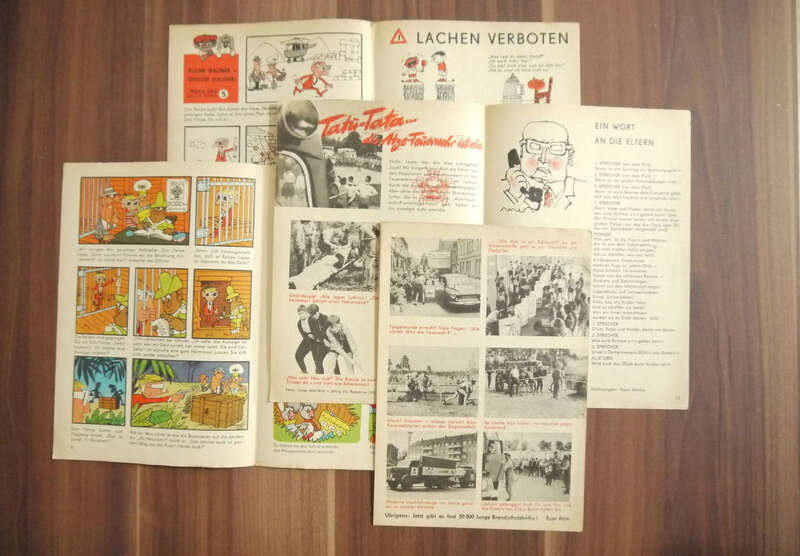 Kinder Zeitschrift DDR Comic Atze 1965 Heft 10 Fix und Fax