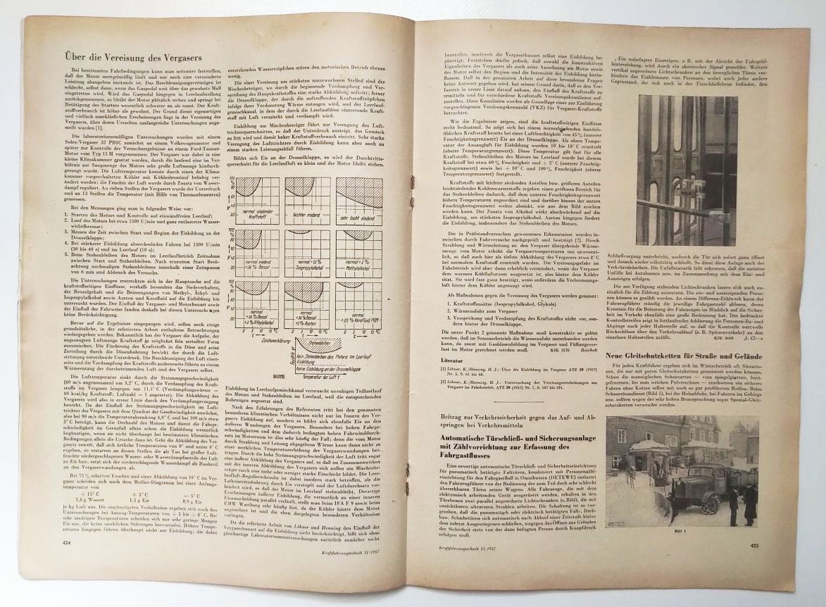 Zeitschrift KFT DDR Nr 7 sowjetische Personenkraftwagen 1957