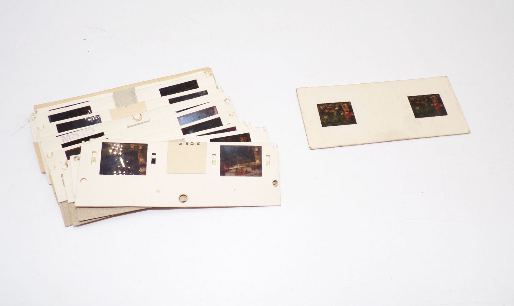 Bildbetrachter Stereomat Mikrolux für 3 d Karten 2 Stück DDR viewer
