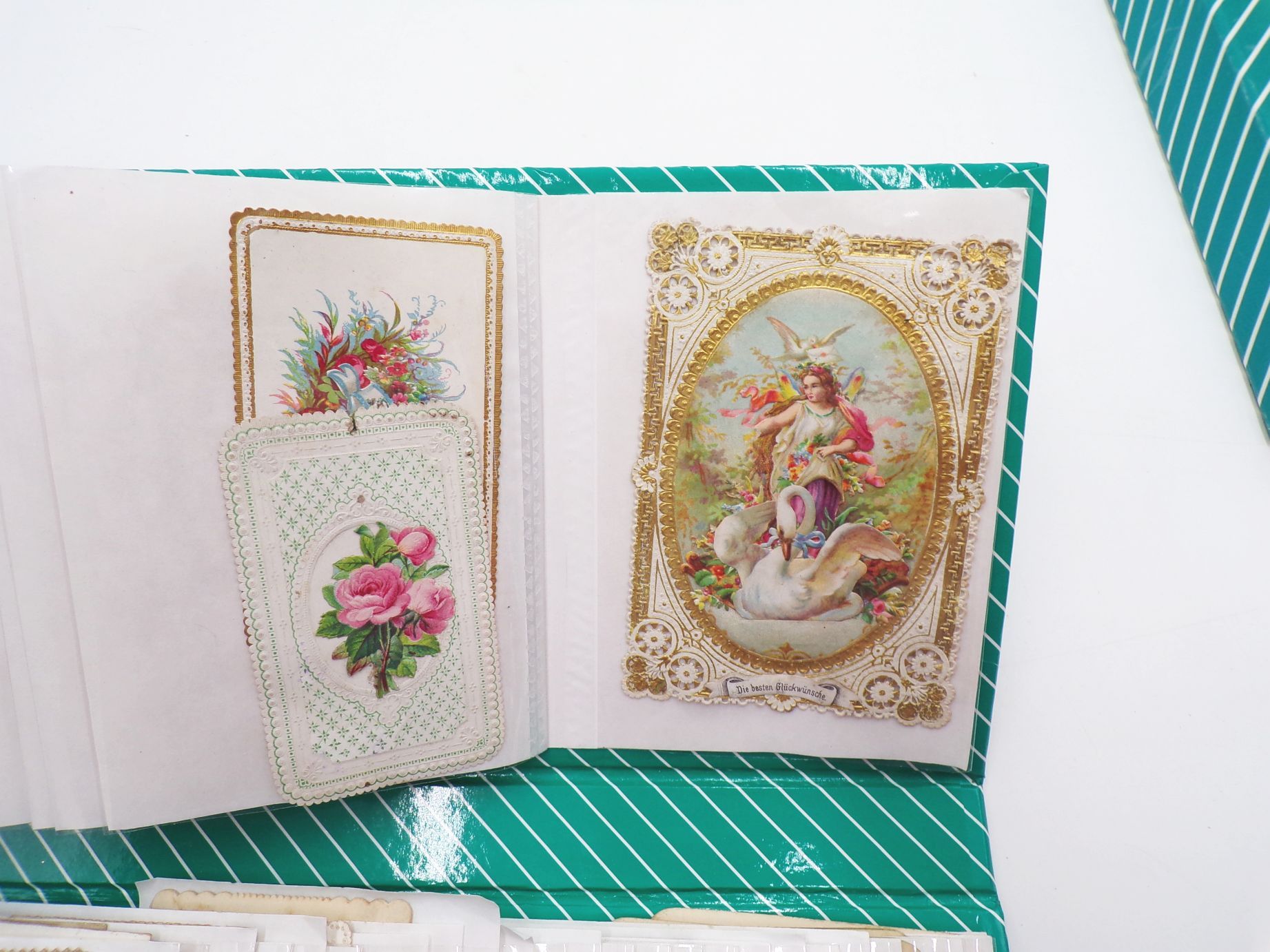 Schmuckpapier Sammlung Kulissenkarten Papierkunst Antik Karten um 1900 Schmuckpapier Sammlung Kulissenkarten Papierkunst Antik Karten um 1900