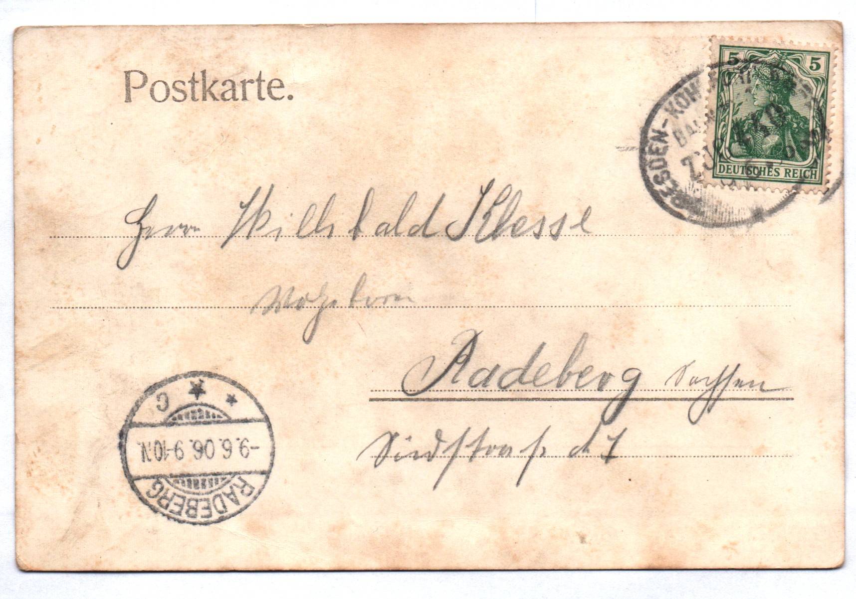 Litho Ak Gruss aus Liegnitz Anlagen an der Gartenstrasse 1906