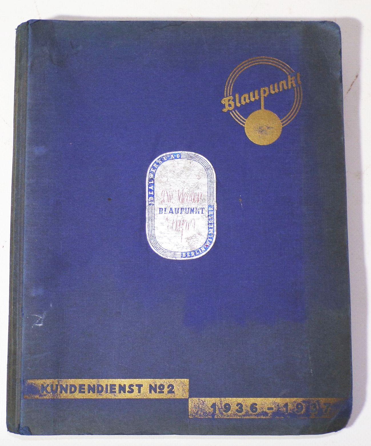 Blaupunkt Kundendienst Nr 2 Radio 1936 bis 1937 