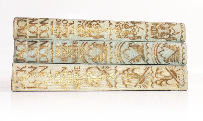 3 Bände Jack London Büchergilde Gutenberg 1928 