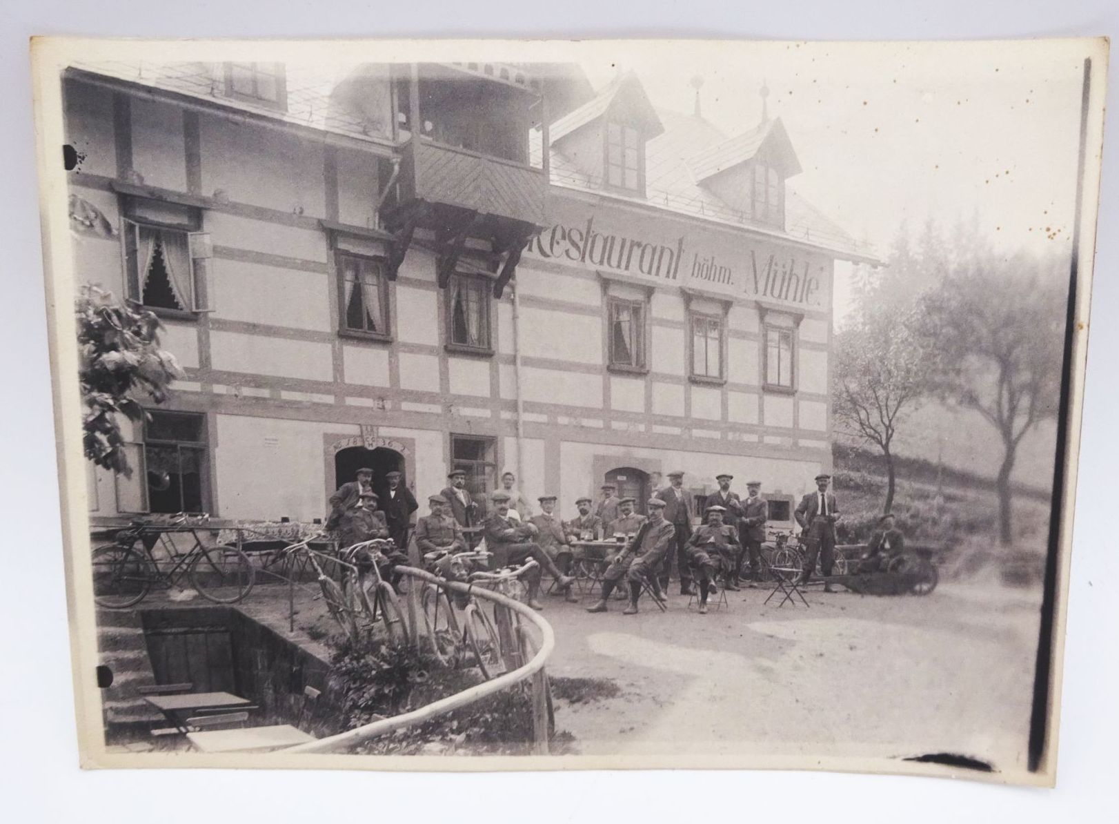 Fotos Radtour Böhmische Schweiz um 1910 großformatig Tschechien 14 Stück Fotos Radtour Böhmische Schweiz um 1910 großformatig Tschechien 14 Stück