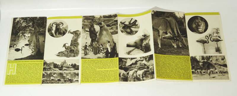 Prospekt Hagenbeck Jubiläum 1932 Hamburg Altona Stelling