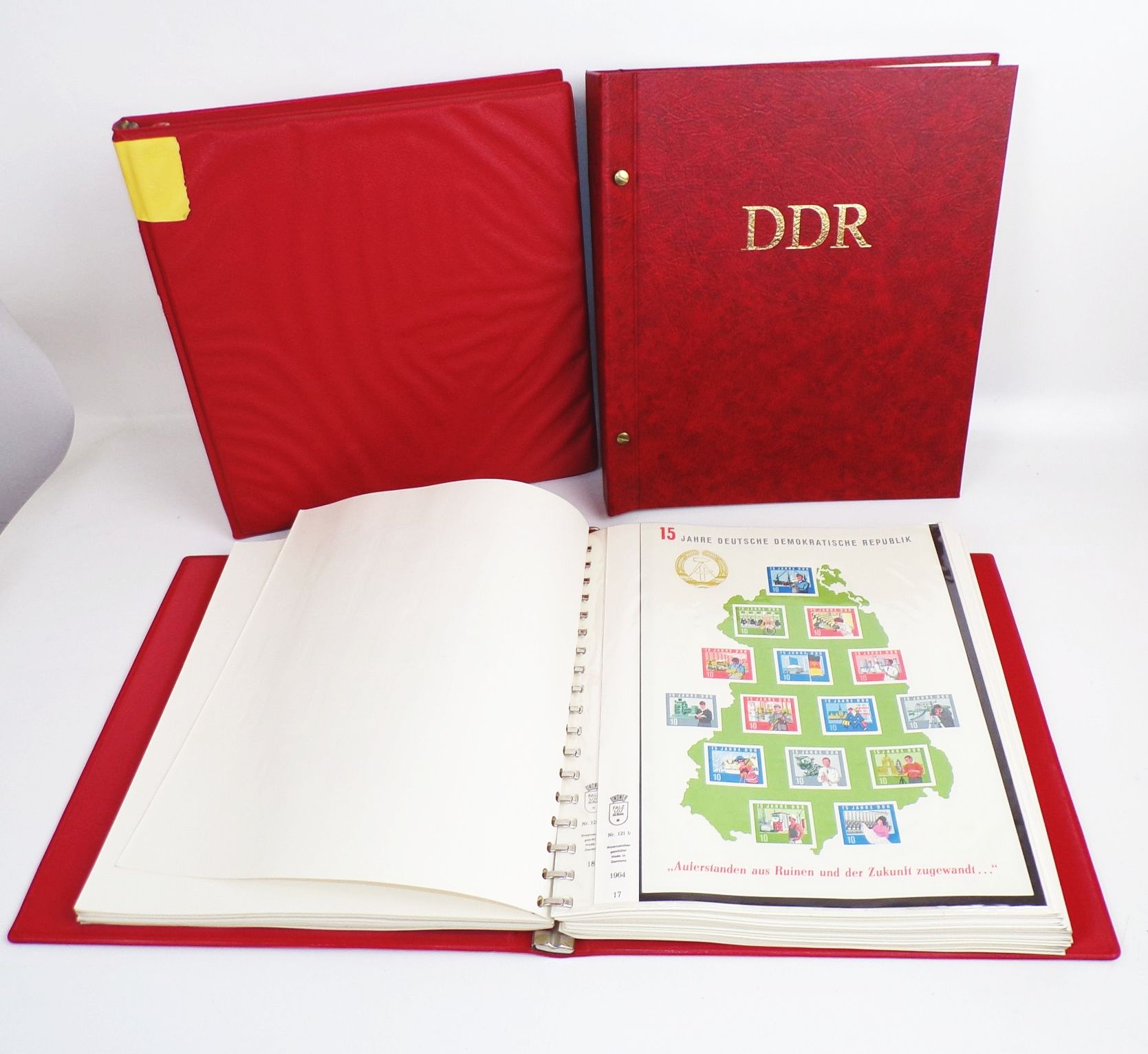 DDR Briefmarken 3 Alben Sammlung postfrisch und gestempelt