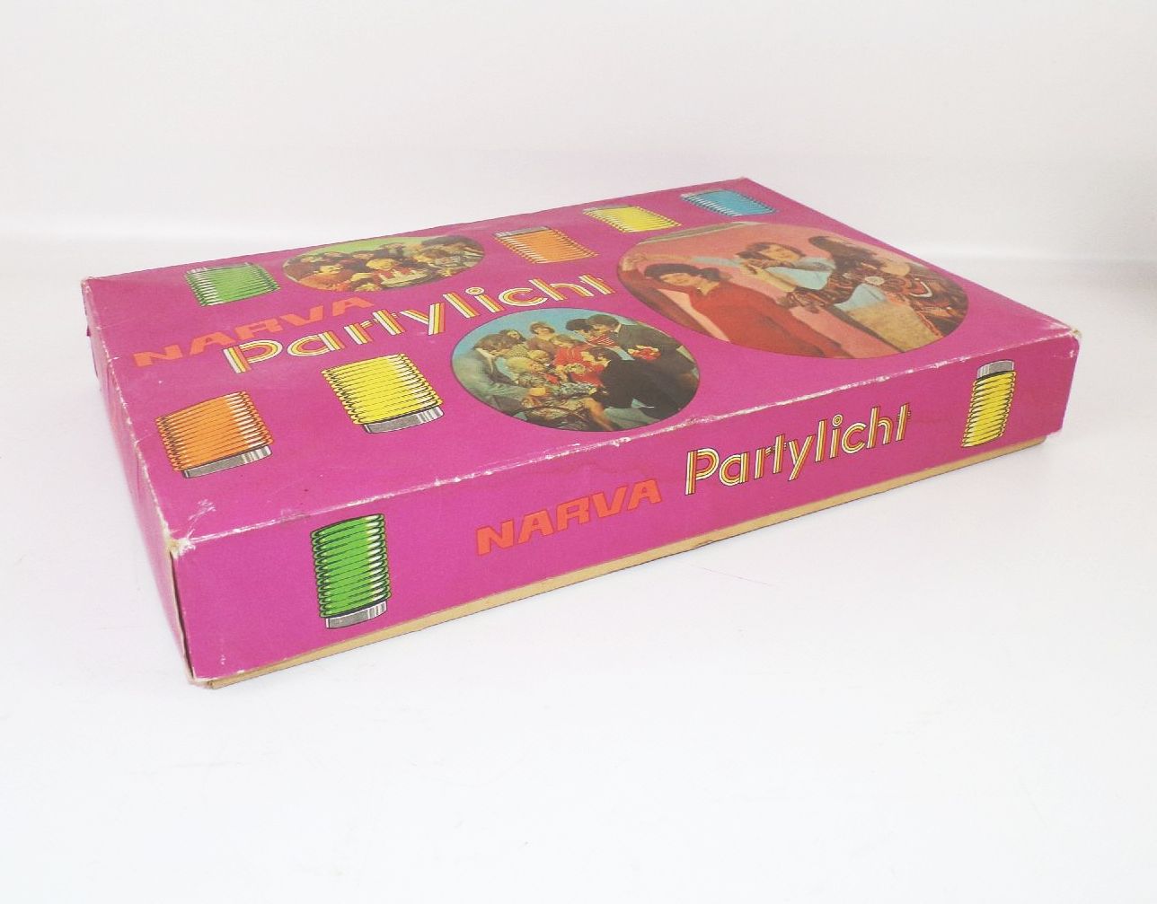 Narva Partylicht Lichterkette Bunt 10er DDR Beleuchtung schöner Zustand