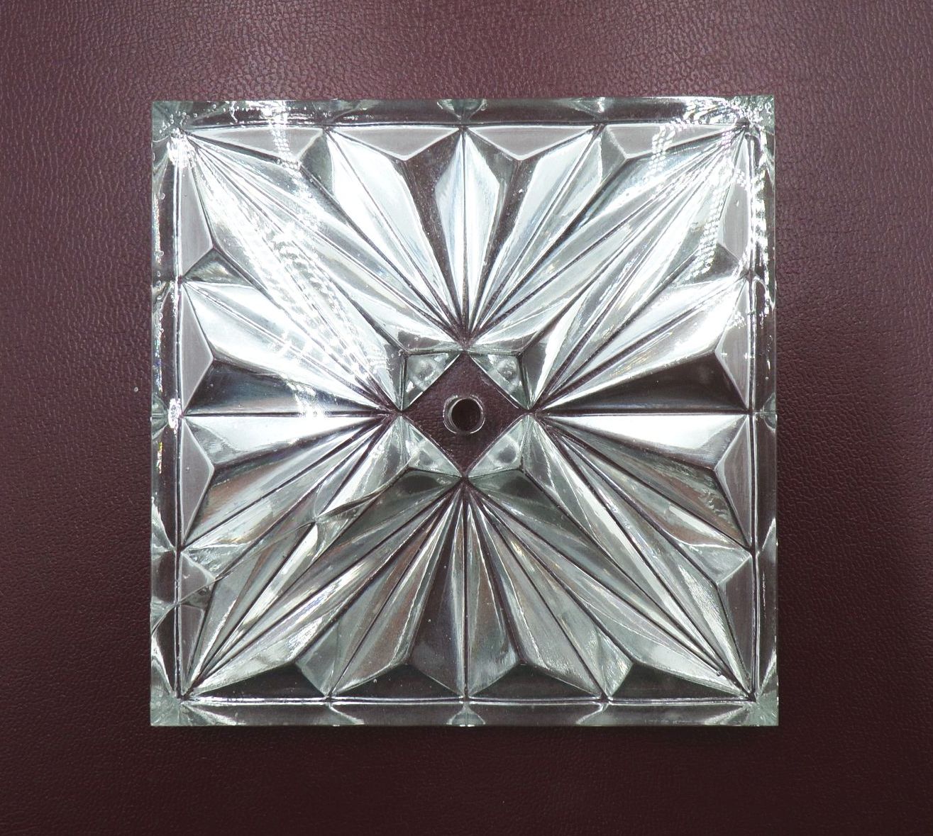 DDR Lampenglas Ersatzglas Sputnik Pressglas Vintage Glaselement