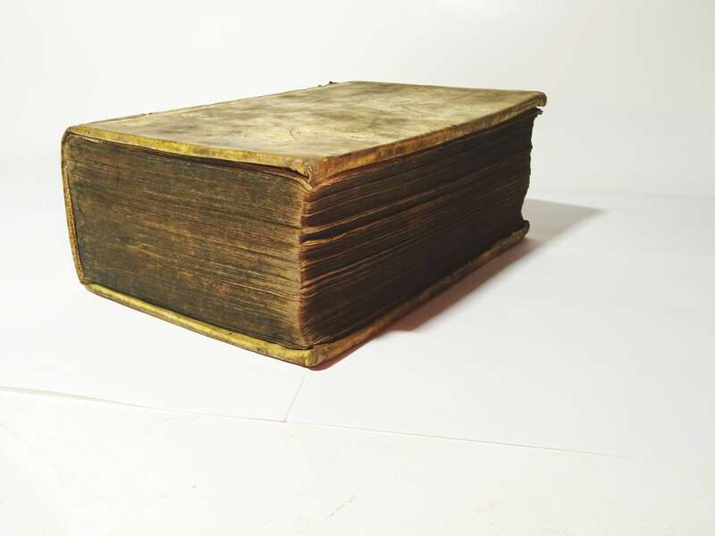 Reales Schul Lexicon M Benjamin Hederich 1731 Schweinsleder