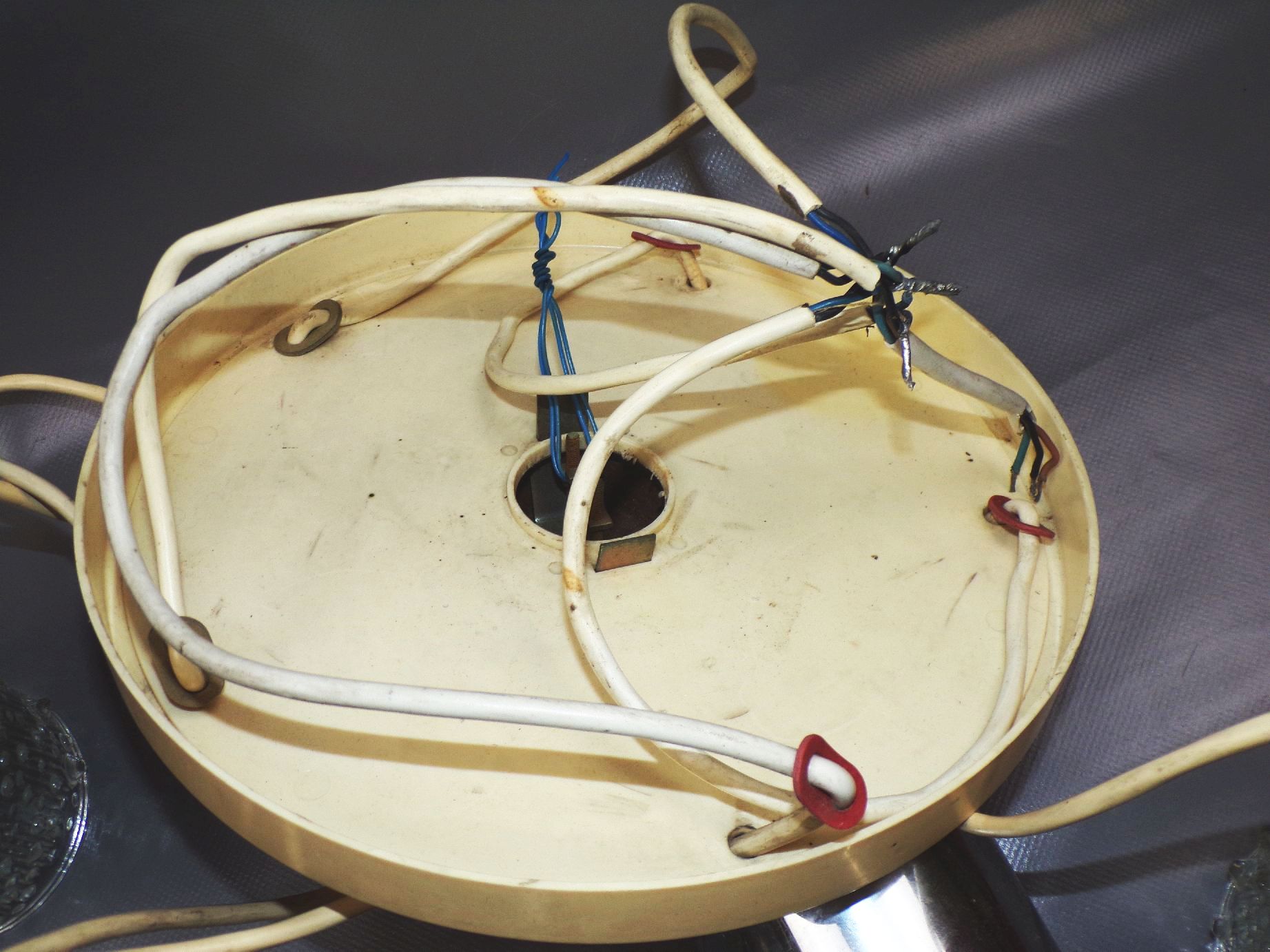 Alte Kaskadenlampe Deckenleuchte Pendellampe E14 Hängelampe 1970 er Retro