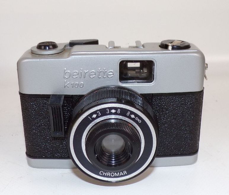 Alte Kamera Beirette K100 Chromar mit Etui 