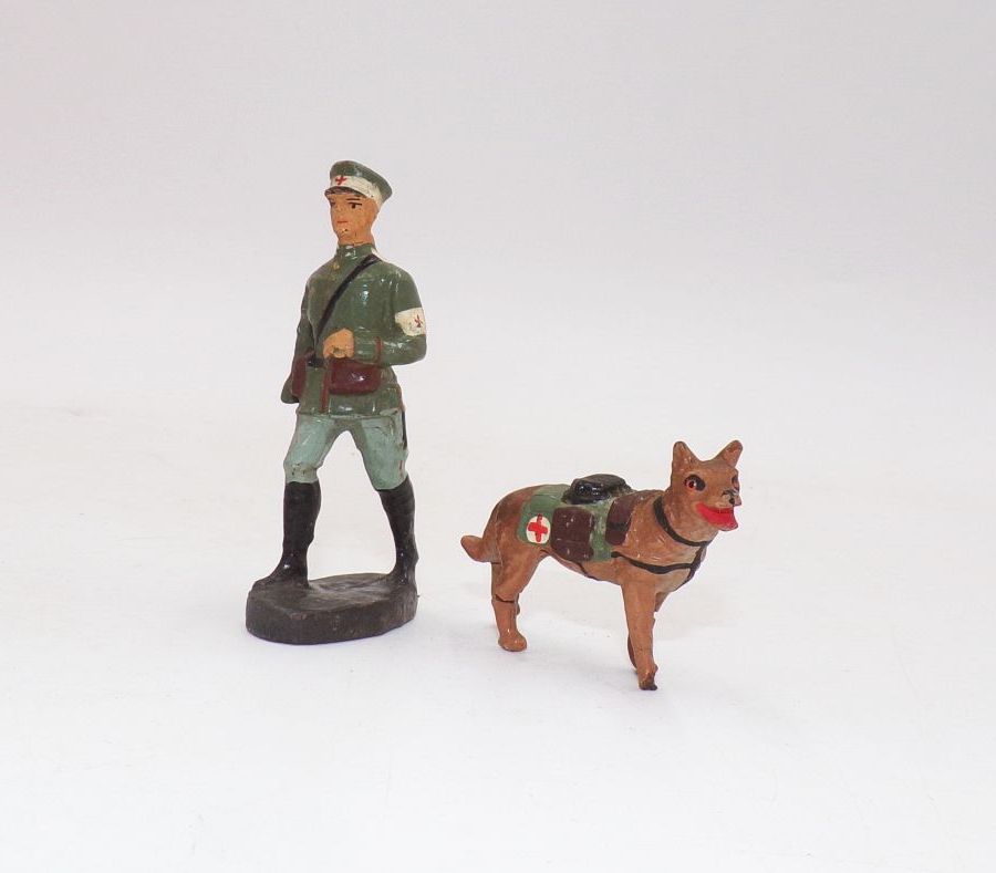 Elastolin Sanitäter mit Hund 2 Wk Spielzeug