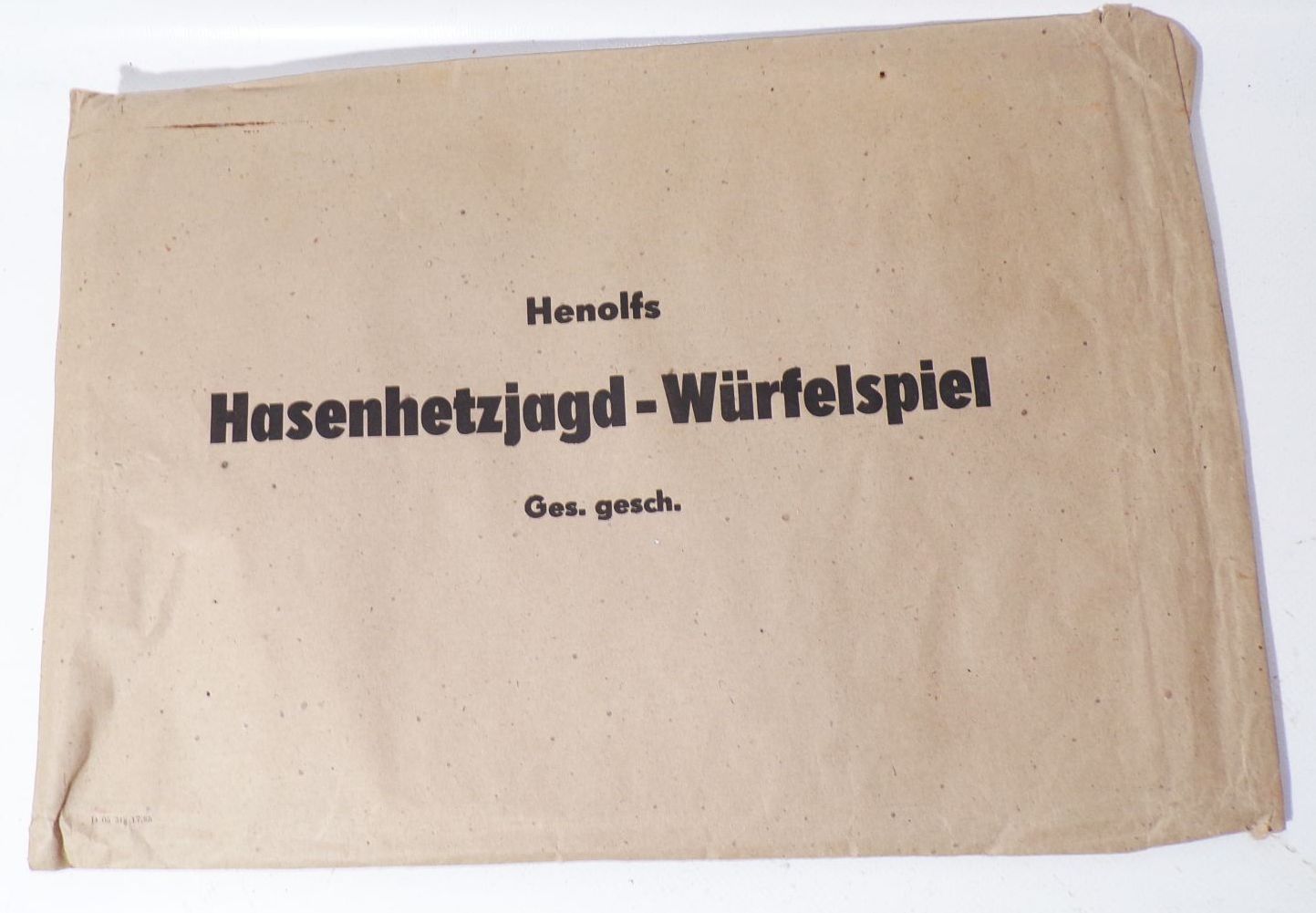Henolfs Hasenhetzjagd Würfelspiel 1940er 1950er Brettspiel