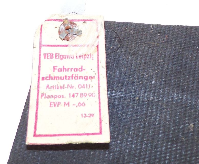 Alte Fahrrad Schmutzfänger Spritzschutz Oldtimer unbenutzt NOS