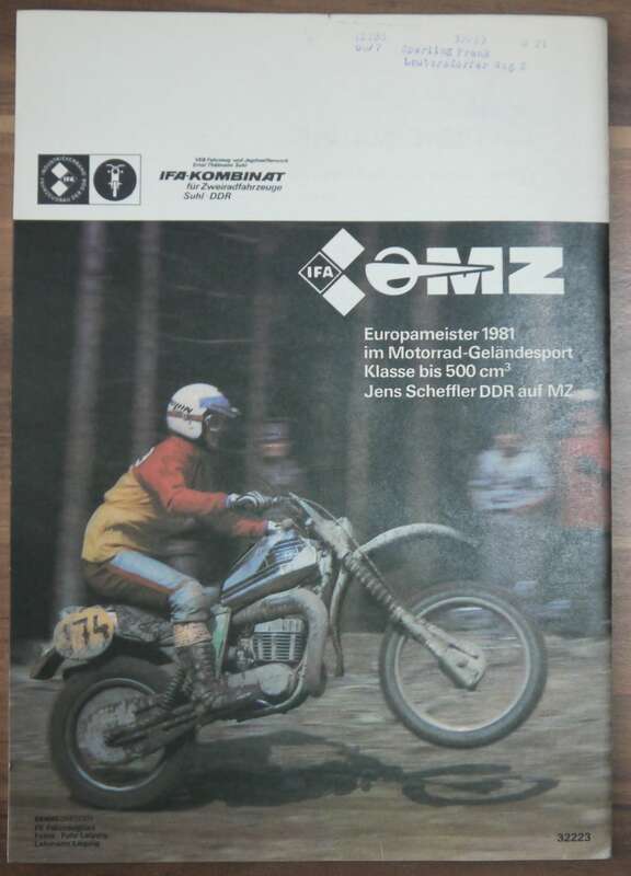 KFT IFA SIMSON Mokick S51 Enduro November 1981 Skoda Garde Nutzfahrzeugtechnik