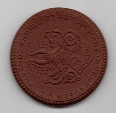 Meissen Medaille Nordhausen 1927 mit Kuvert Meissen Medaille Nordhausen 1927 mit Kuvert