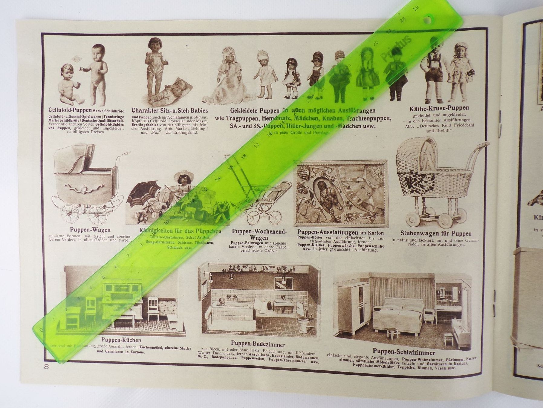 Alter Spielzeug Katalog 1933 Forchthammer Regensburg Alter Spielzeug Katalog 1933 Forchthammer Regensburg