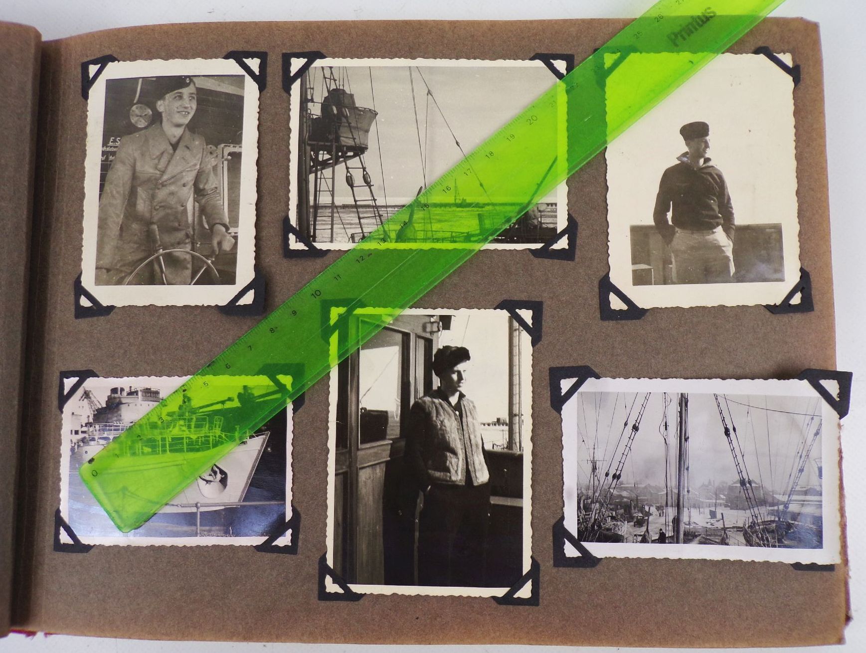 Marine Fotoalbum 2 Wk Schiffe Libau Norwegen Fjorde Matrosen WW2