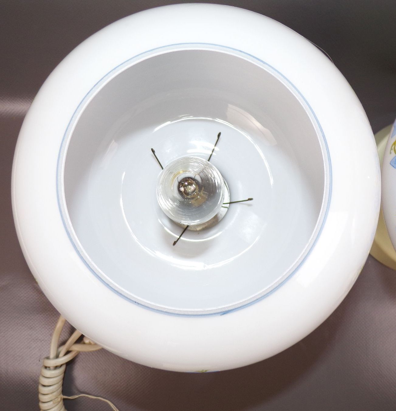 DDR Tischlampe 2 Stück Set VEB Spezialleuchtenbau Wurzen Unbenutzt NOS Blumen 