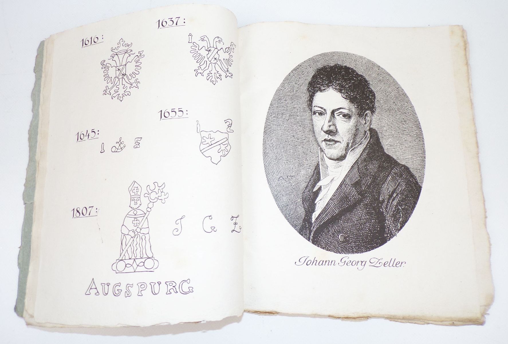 Firmenschrift Zeller München 1806 bis 1906 Geschäftserinnerungsbuch Braun 