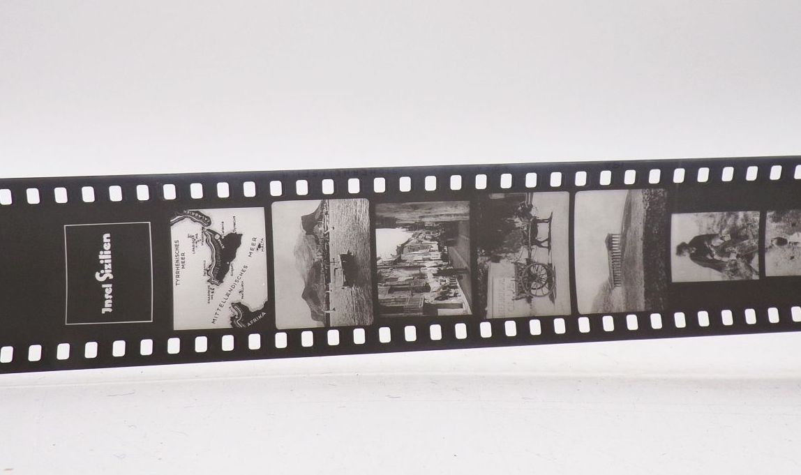 Alter Rollfilm Insel Sizilien Vulkanismus und Erdbeben um 1930 Diafilm Alter Rollfilm Insel Sizilien Vulkanismus und Erdbeben um 1930 Diafilm