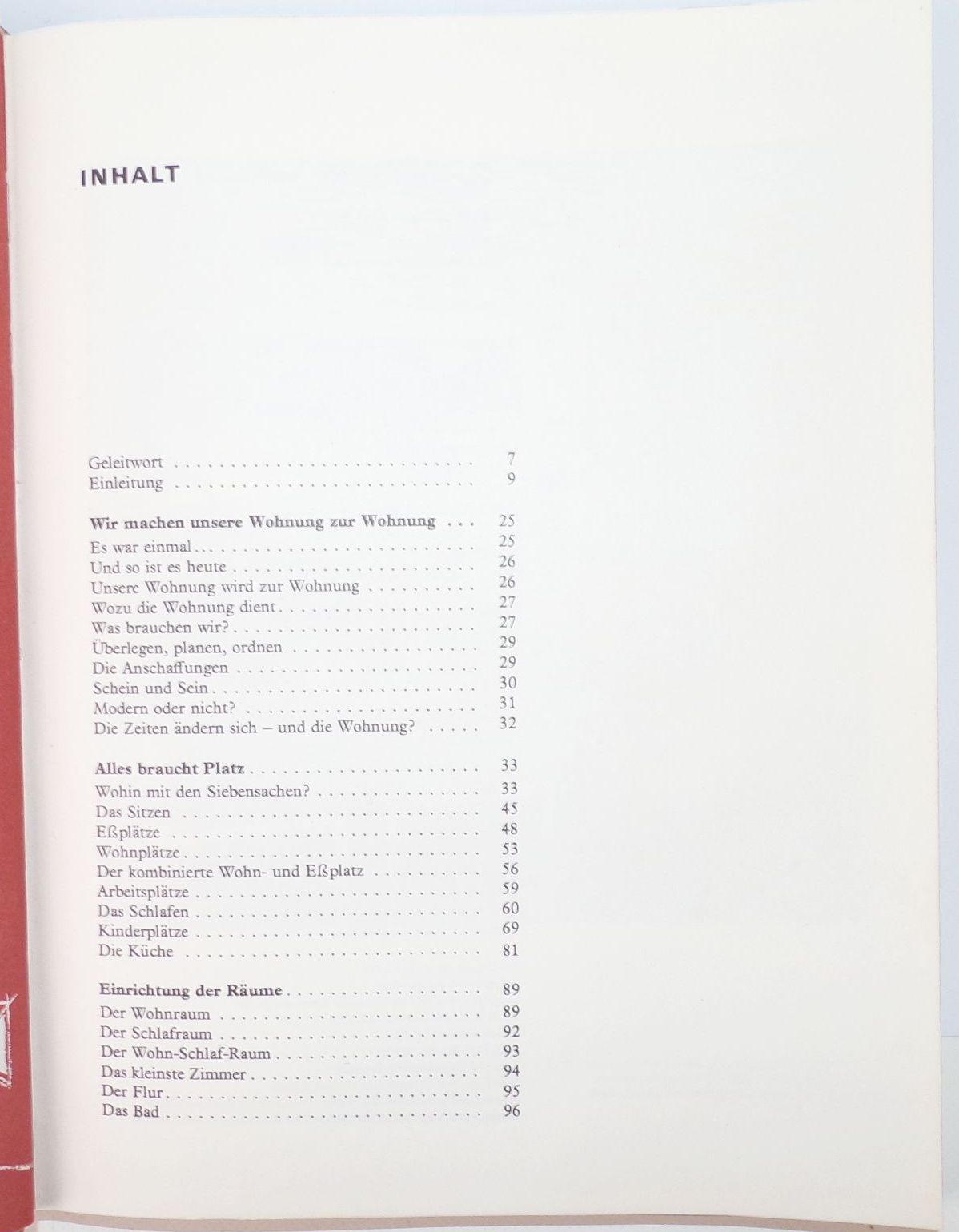 Wohnraumfibel 1971 DDR Inneneinrichtung Architektur