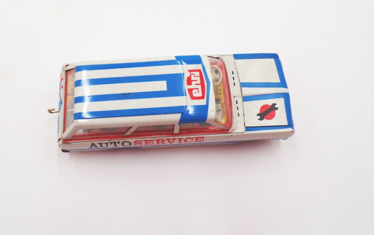 Ehri Auto Service mit Anhänger DDR Blechspielzeug Ehri Auto Service mit Anhänger DDR Blechspielzeug