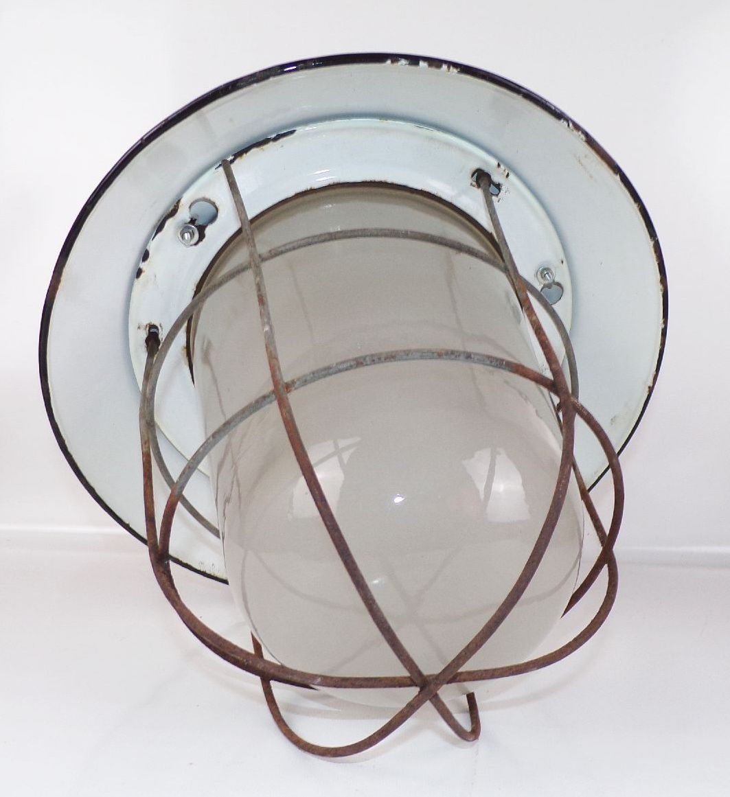 Email Deckenleuchte Schwarz Gitter Rund E27 Deckenleuchte Loft Industrie Email Deckenleuchte Schwarz Gitter Rund E27 Deckenleuchte Loft Industrie