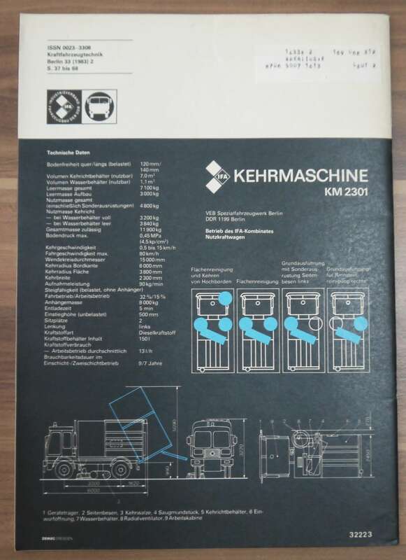 Energieökonomie im Straßengütertransport KFT Februar 1983 Skoda Modell 83 DDR