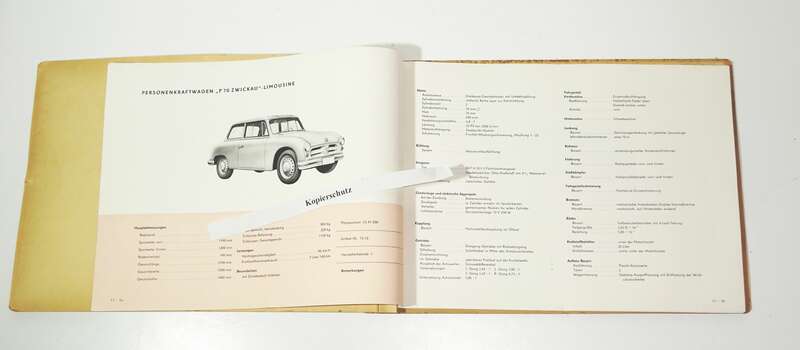 DDR Katalog Strassenfahrzeuge Auto Motorrad Fahrrad 1957 Rarität mit Preisliste Wartburg Simson Trabant Sachsenring Diamant Möwe 