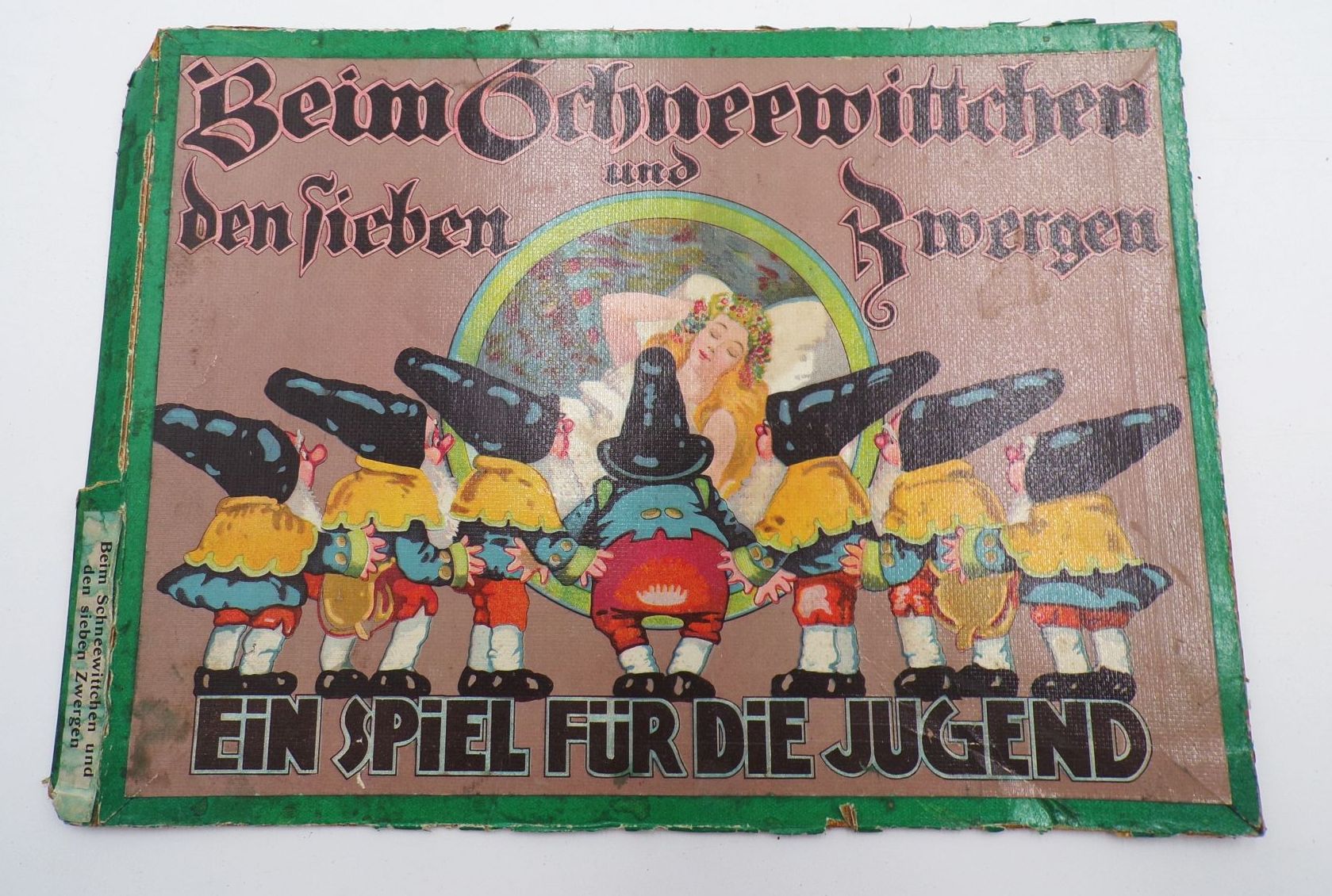Alter Spielplan Beim Schneewittchen und die sieben Zwergen um 1920