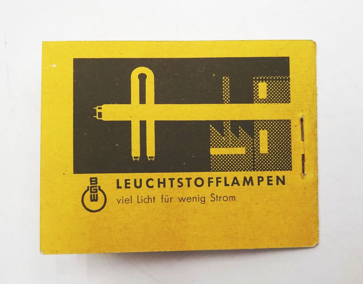 Deutsche Post Markenheftchen Gesamtwert 2 DM BGW Leuchtstofflampen Deutsche Post Markenheftchen Gesamtwert 2 DM BGW Leuchtstofflampen