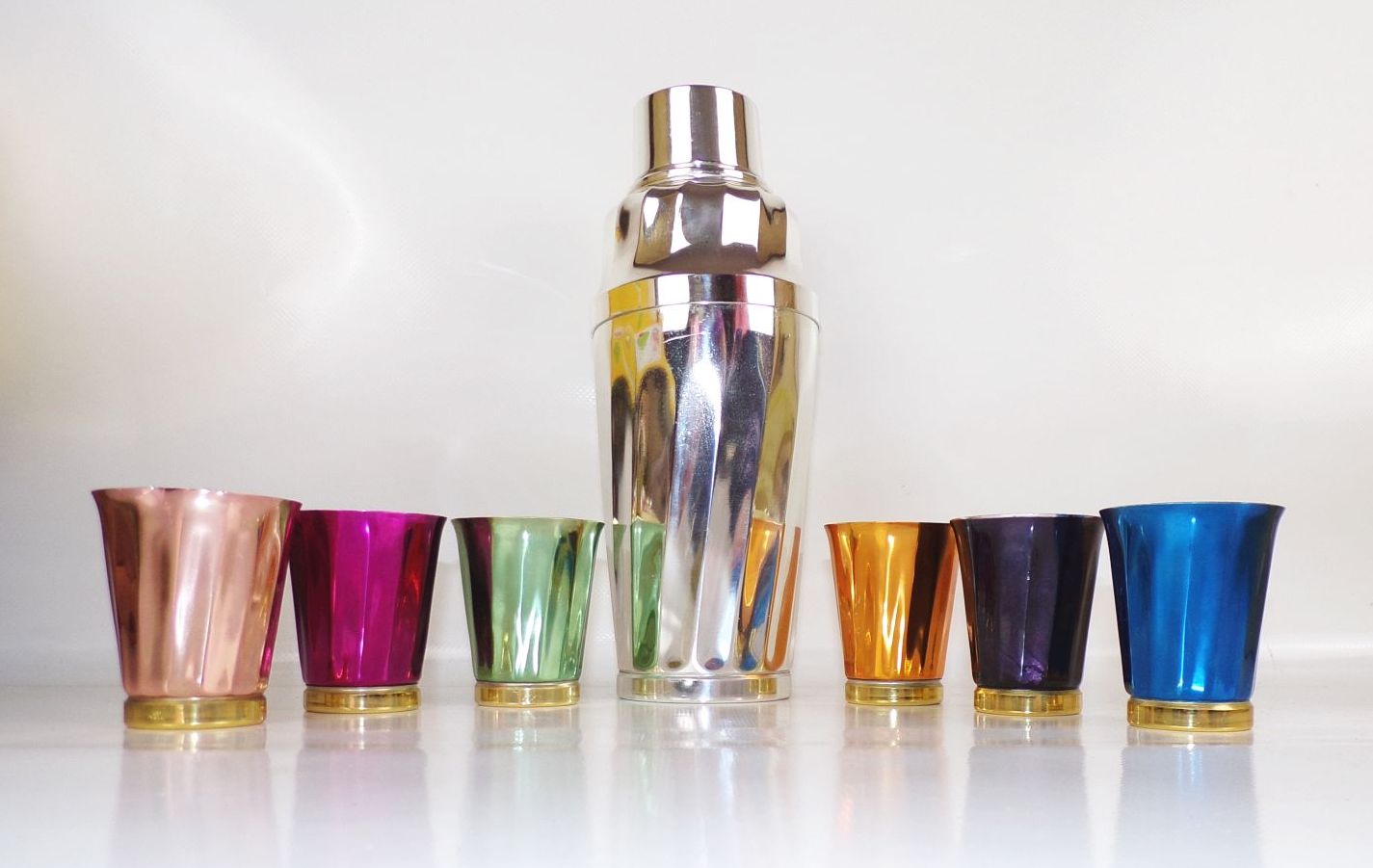 Sonnau Mixbecher Shaker Set Box 6 Becher DDR Retro Trinks Party Cocktail Sonnau Mixbecher Shaker Set Box 6 Becher DDR Retro Trinks Party Cocktail