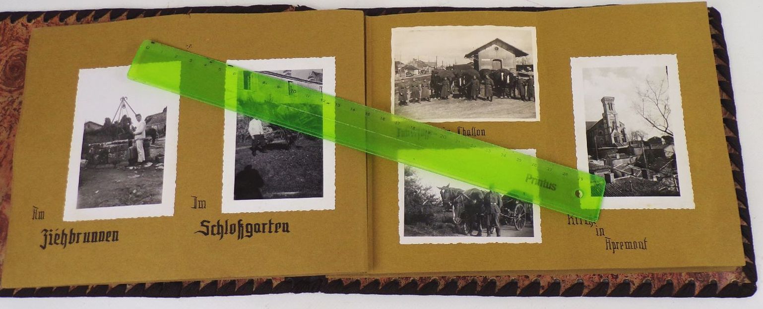 Fotoalbum 2 Wk Challans Atlantik Soldaten Frankreich