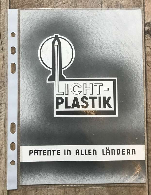 Heft Licht Plastik Flyer Das fantastische Wunder der Lichtreklame