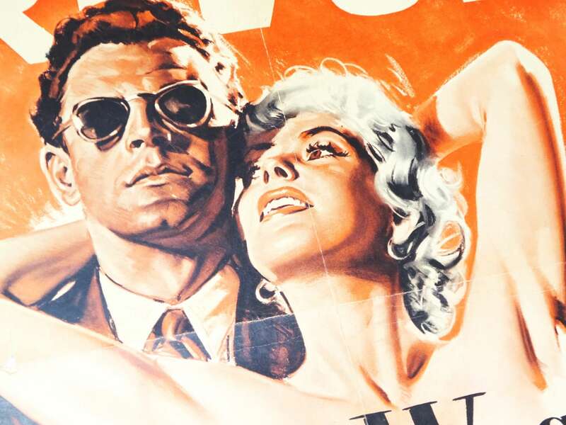 Revue Plakat Ist der Weg auf Weit Blinden Roman Dekorativ 1950er Poster