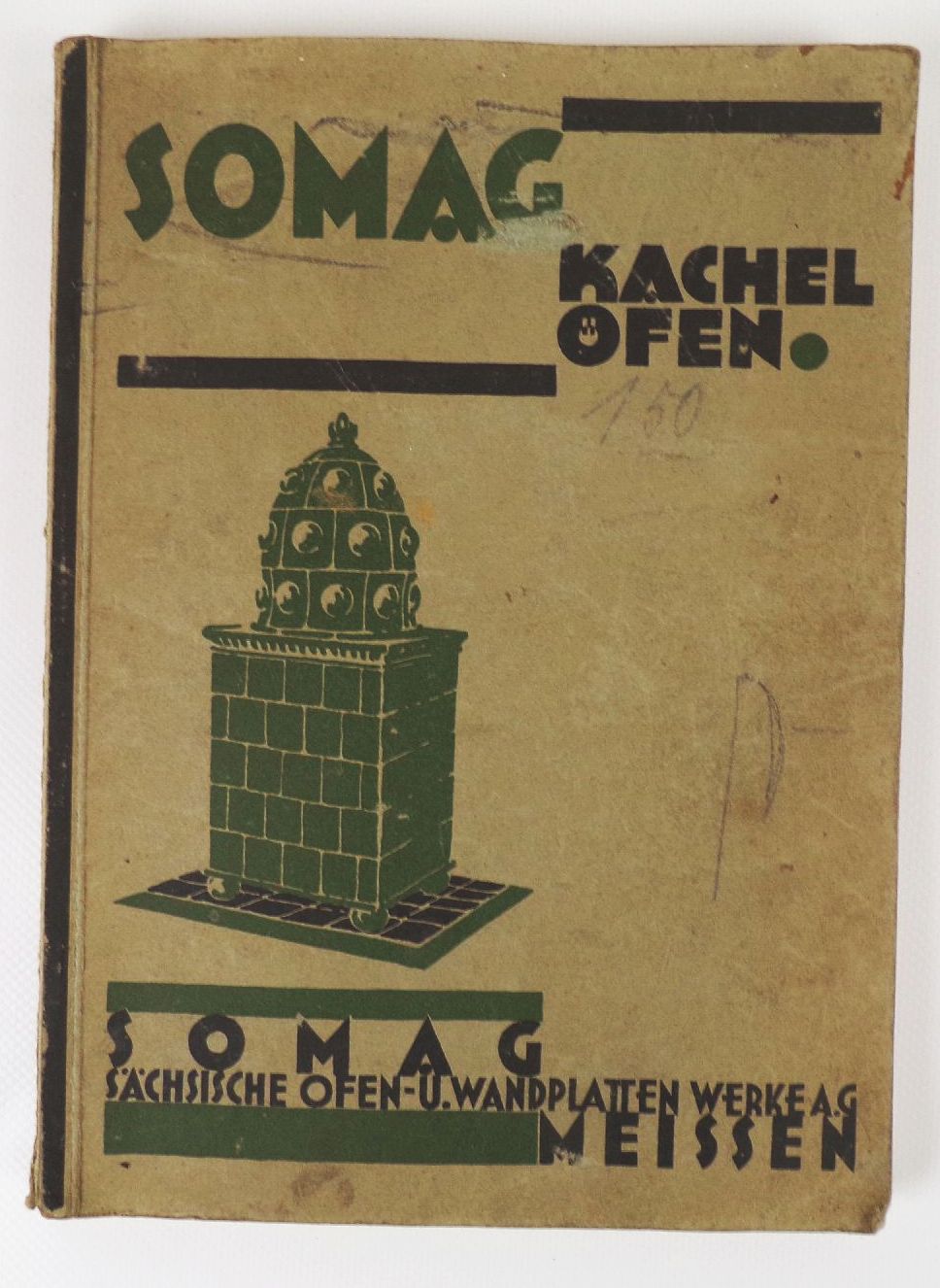 Altes Musterbuch SOMAG Öfen Meissen um 1930 Katalog Ausgabe 150