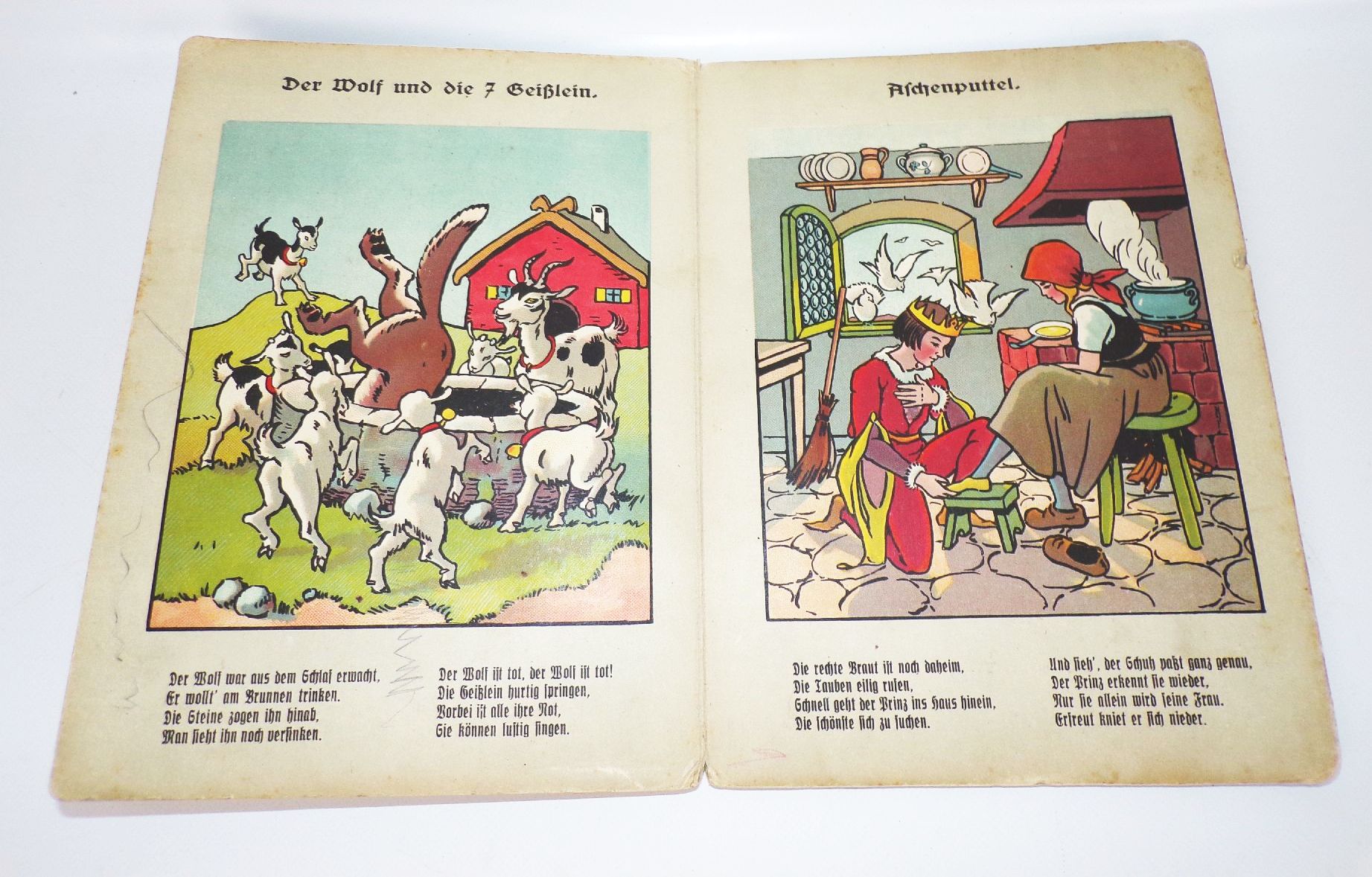 Märchenzauber Papp Bilderbuch um 1920 1930 er Kinder Buch