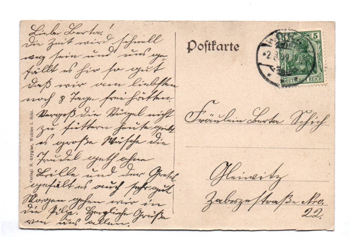 Ak Wohlau Schlesien Langestrasse Gasthof zu den drei Linden 1909 Ak Wohlau Schlesien Langestrasse Gasthof zu den drei Linden 1909