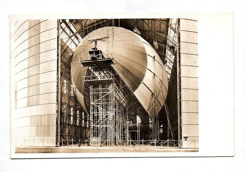 Ak LZ 129 in Bau Luftschiffbau Zeppelin Luftschiffwerft