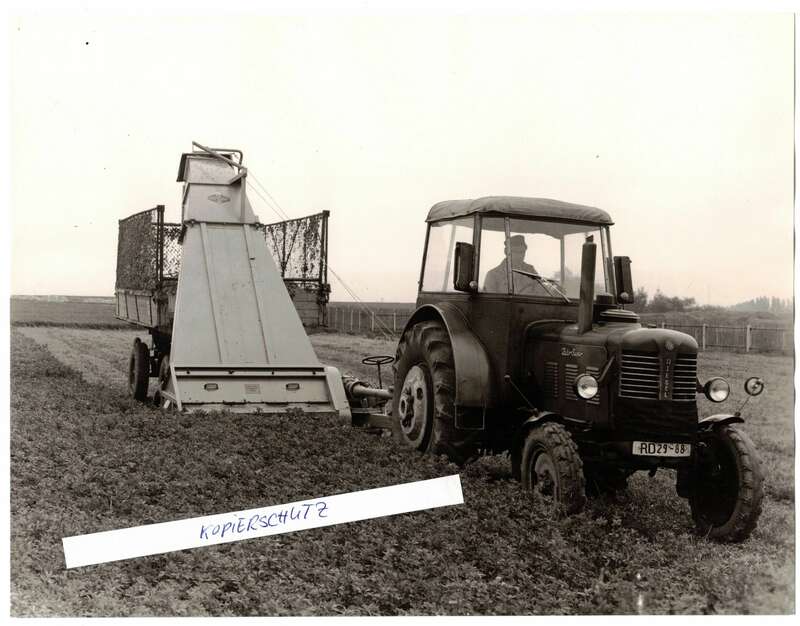 Vintage Foto Fortschritt Neustadt Landtechnik Traktor Zetor Super 1980er D6