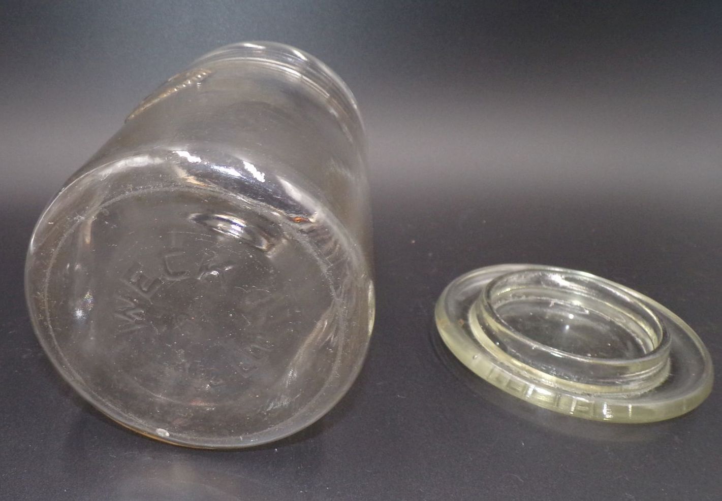 Weck Frischehaltung Glas Einmachglas Vorratsglas Vintage Deko