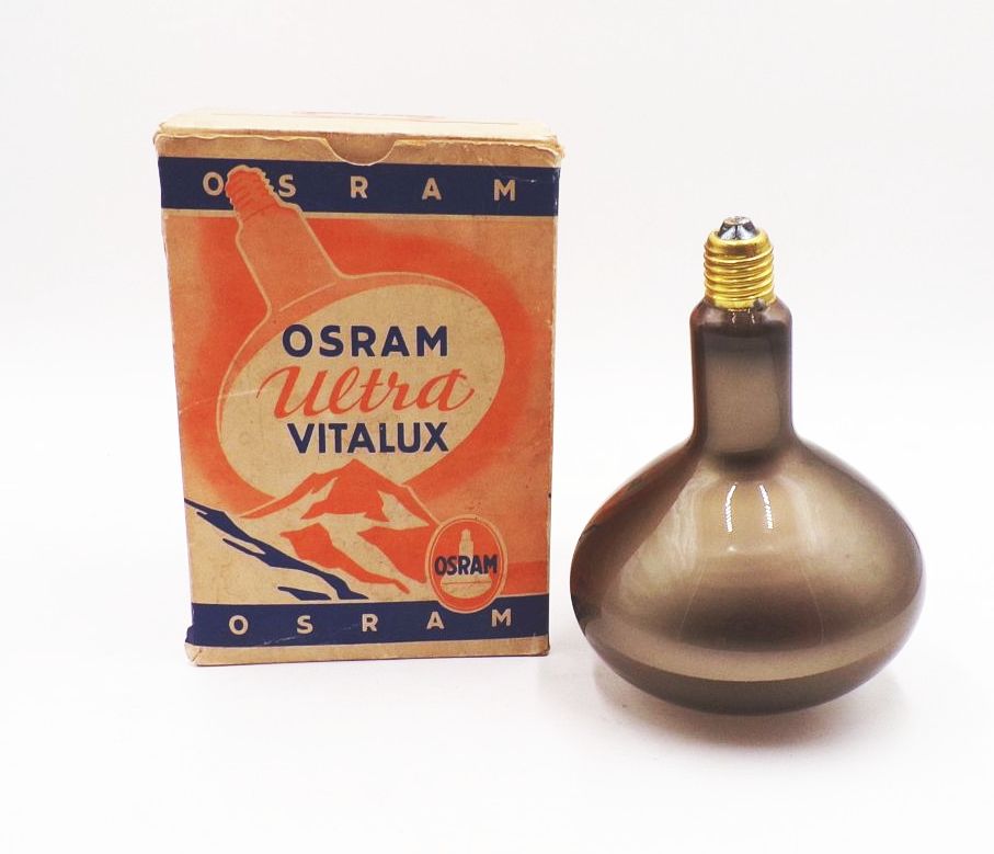 Osram Ultra Vitalux 220 Volt 300 Watt Originalkarton E27 Beleuchtung Höhensonne