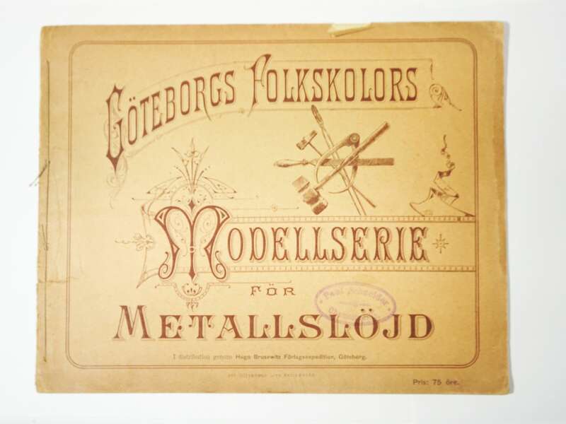 Göteborg Volksschule Metallbau Zeichnen Schweden 1910er 1920er