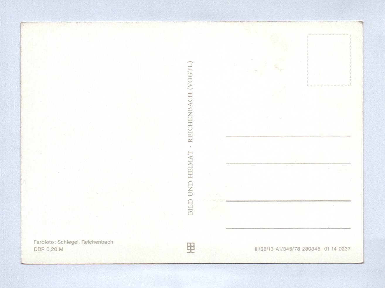 Ak Oelsnitz Vogtland 1978 St Jakobi Kirche Ak Oelsnitz Vogtland 1978 St Jakobi Kirche