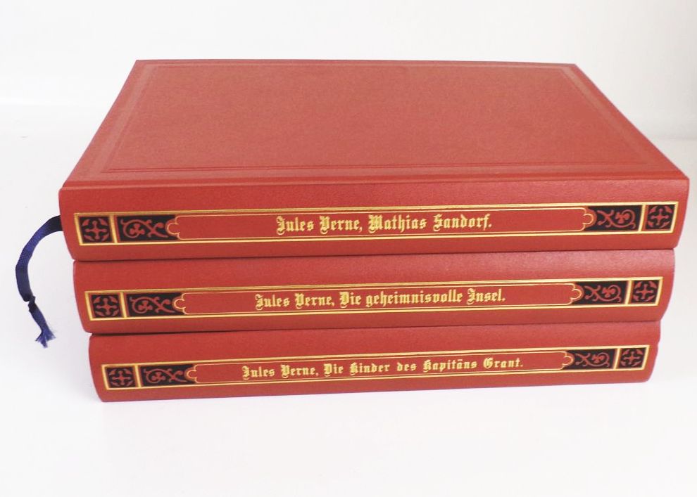 Jules Verne Reprint 3 Bände Hartleben Verlag Jules Verne Reprint 3 Bände Hartleben Verlag