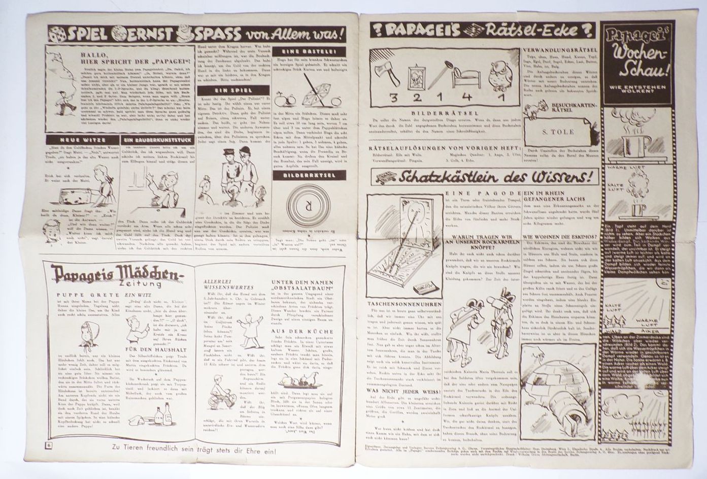 Der Papagei Nr 20 Chemnitz 14 Jhg Auf der Autobahn Prinz Waldemar Comic